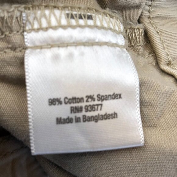 2 St. Johns Bay Womens Pants 10 Lot Of Two Khaki Chino Straight Leg Casual - Picture 13 of 16